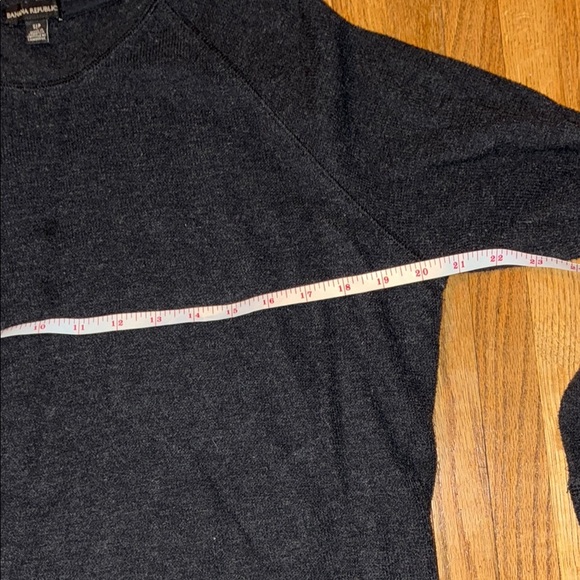 Banana Republic Black Crew Neck Sweater Minimalist Design - Picture 8 of 12